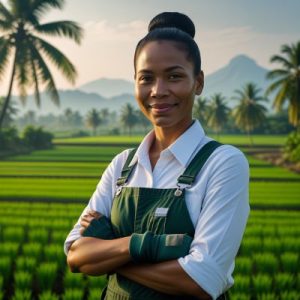 Evrina Budiastuti, agricultural extension worker and blogger in Indonesia.