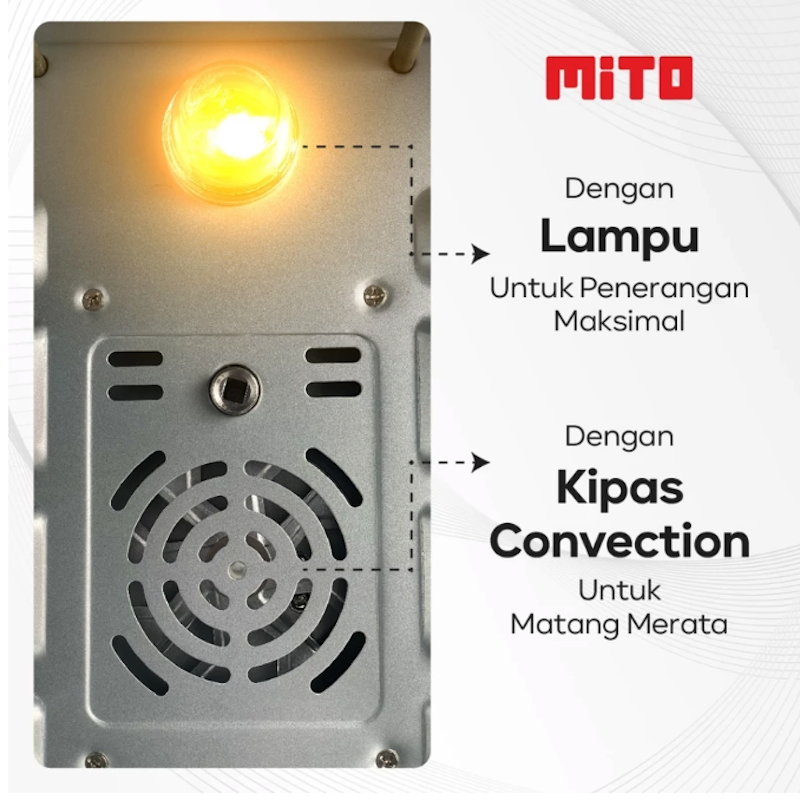 MITO Electric Oven Double Door 33L