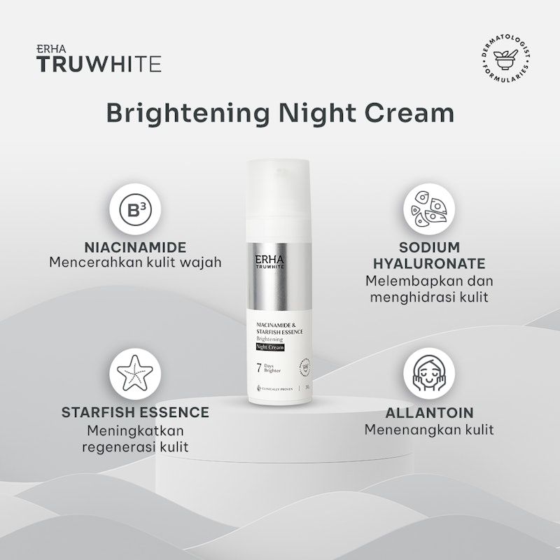 Truwhite Niacinamide & Starfish Essence Brightening Night Cream