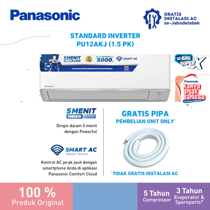 Panasonic | AC Standard Inverter PU-AKJ Series