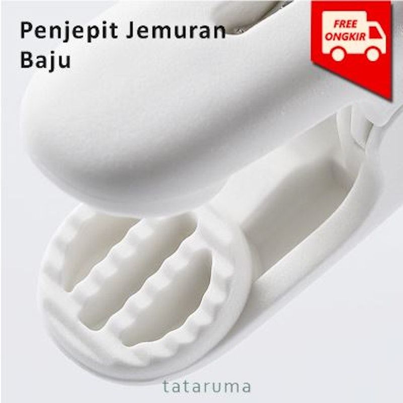 Mono - Penjepit Jemuran Baju Estetik Putih