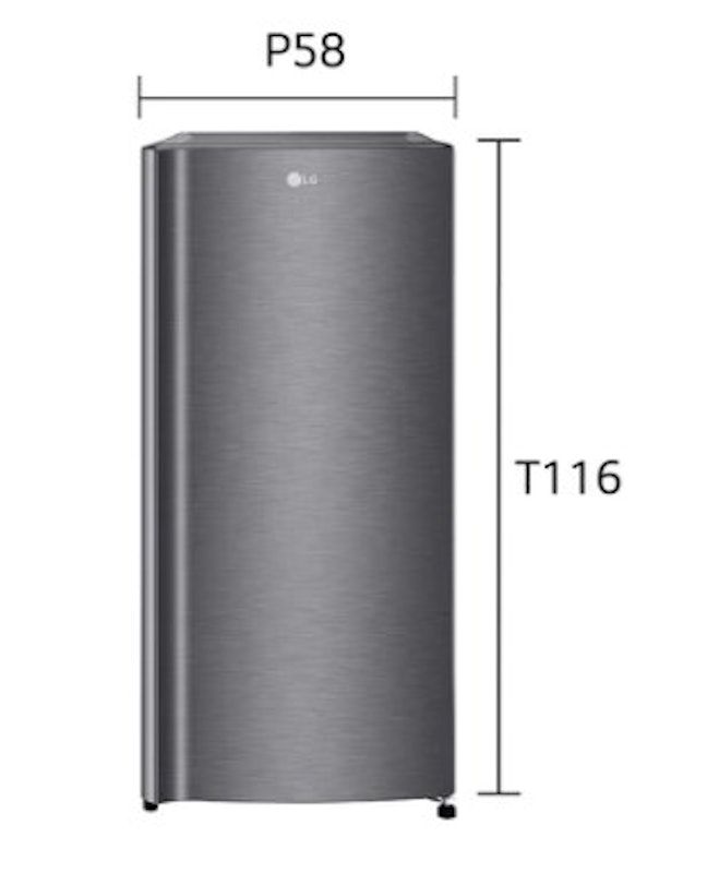 LG | Kulkas 1 Pintu Dark Graphite Steel