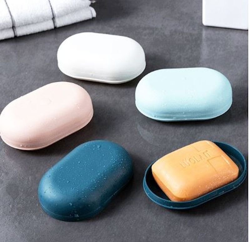 Tempat Sabun Batang Kotak Kamar Mandi Plastik