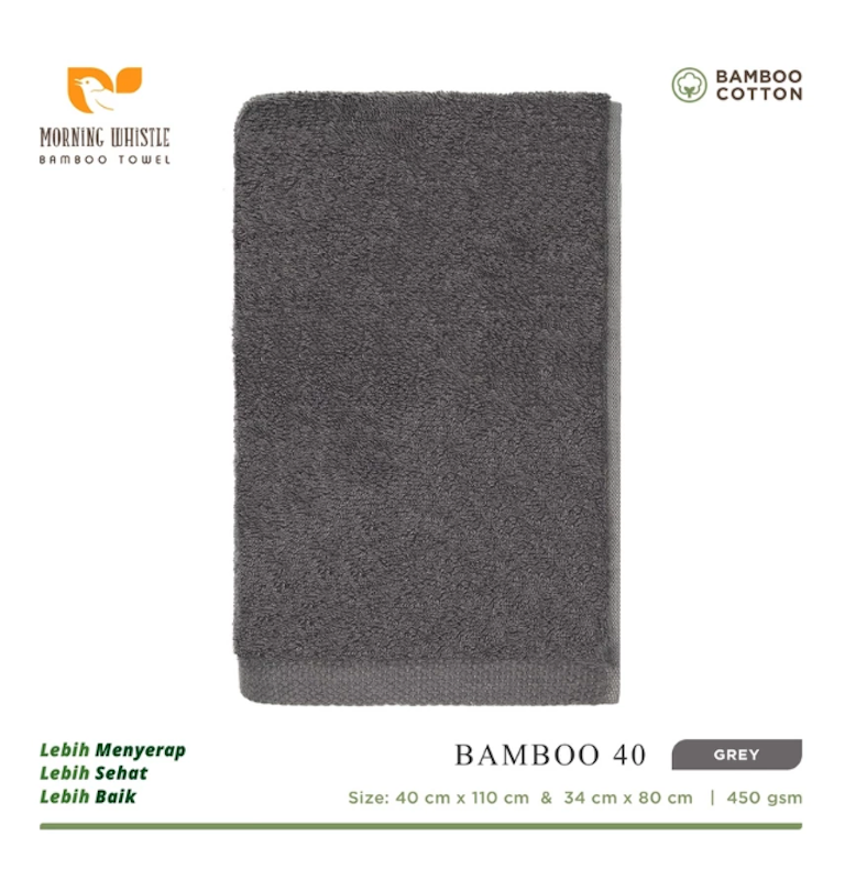 Morning Whistle Bamboo Towel 40 34 x 80 cm