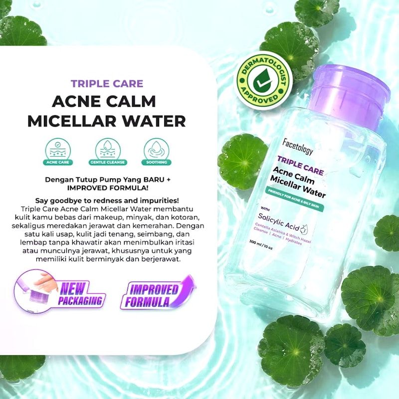 Facetology | Micellar Water Triple Care Acne Calm
