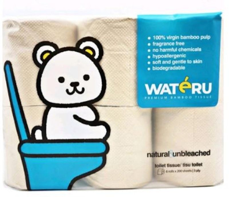 Wateru Premium Bamboo Toilet Tissue