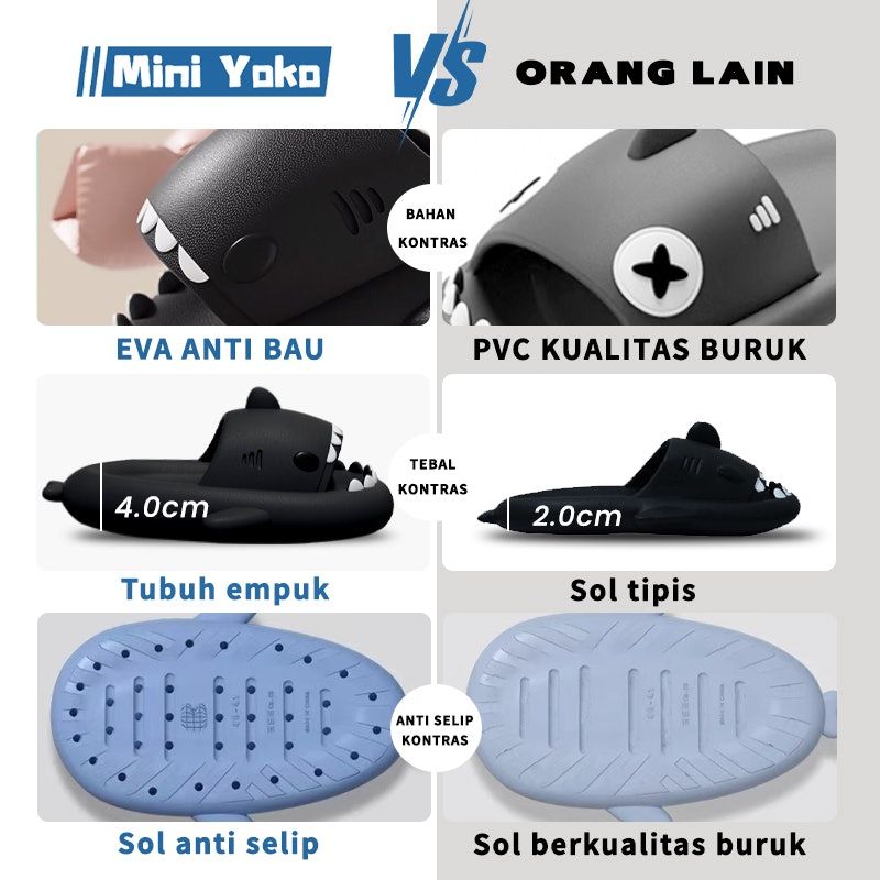 Mini Yoko Sandal Hiu Dewasa