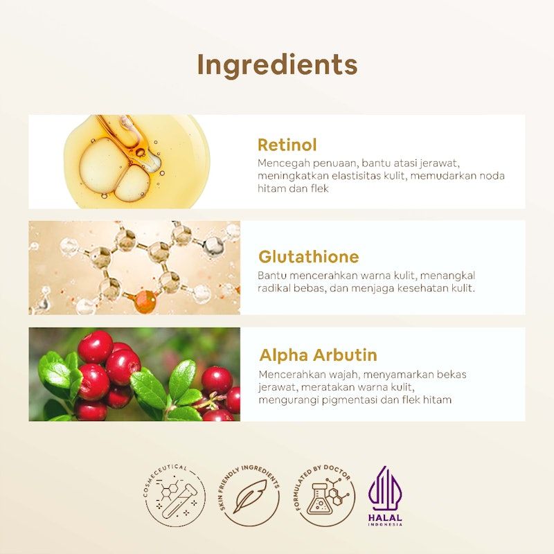Ella Skincare | Glow White Glutathione Night Cream