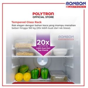 Polytron | Kulkas 2 Pintu 200 Liter