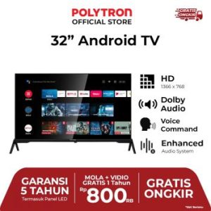 Polytron Smart Android TV 32 Inch