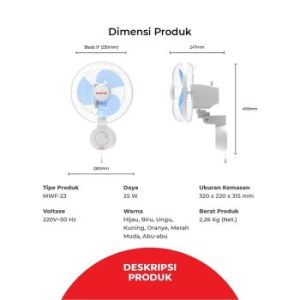 Maspion | Wall Fan Kipas Angin Dinding