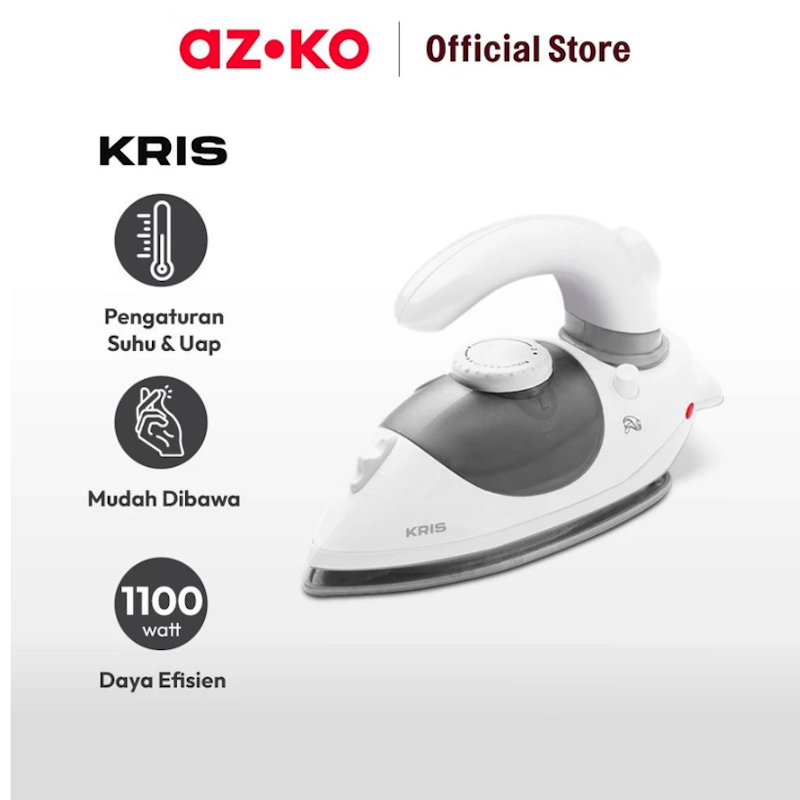 AZKO Kris Travel Iron & Steamer