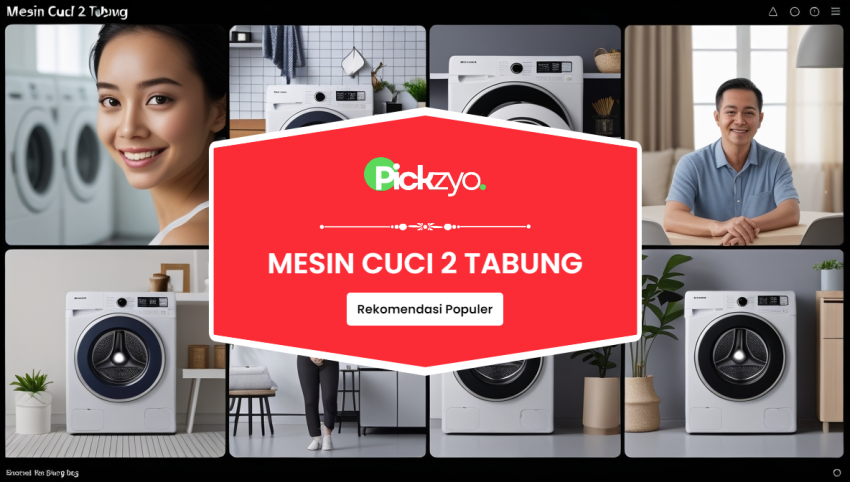 Mesin cuci 2 tabung terbaik 2025
