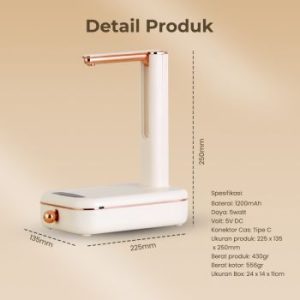 Dorahomi Pompa Galon Lipat Elektrik