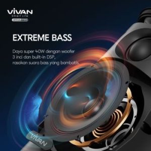 VIVAN Speaker Ultra Bass 40W