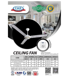 CKE Ceiling Fan 62 Inch