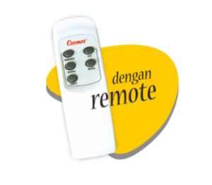 Cosmos Kipas Angin Wall Fan Remote