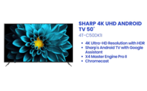 SHARP | 50 Inch Smart LED TV