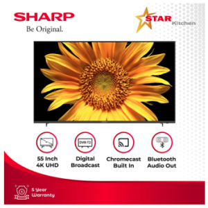 SHARP | 55 Inch LED TV 4K Ultra-HDR Easy Smart