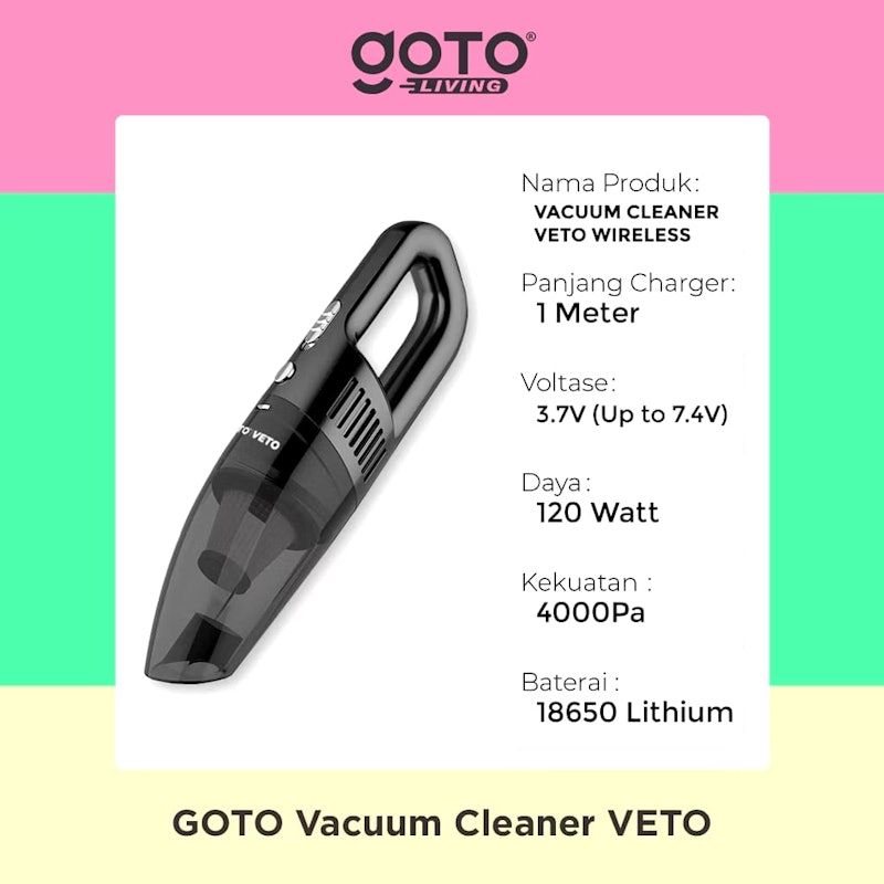 GOTO Vacuum Cleaner VETO Cable