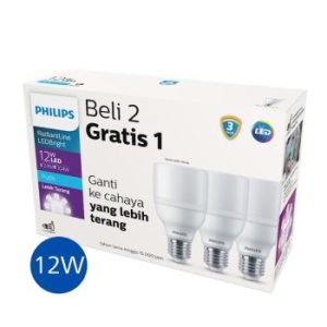 Philips | Lampu Multipack Radiantline LEDBright 12W