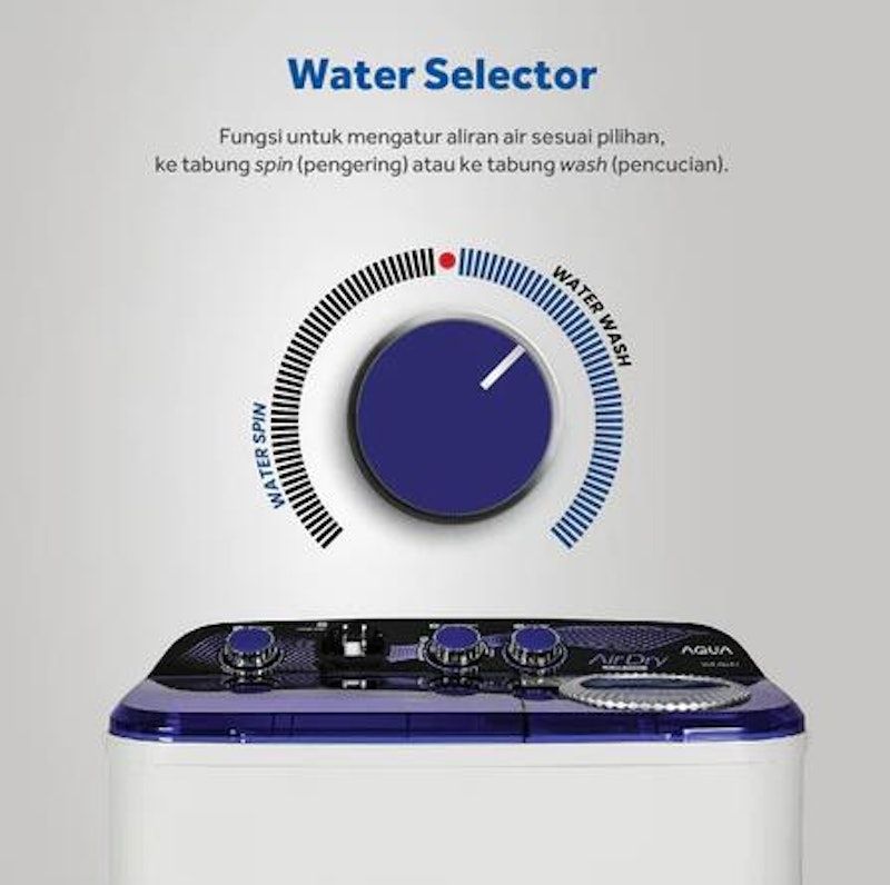 AQUA | Mesin Cuci Twin Tub 8 kg