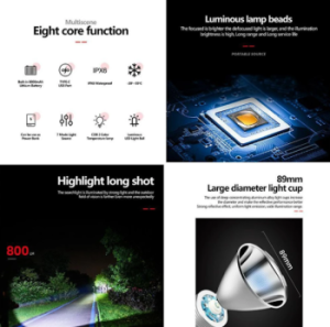Sunrei Lampu Senter