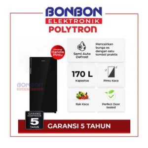 Polytron | Kulkas 1 Pintu Belleza 170 Liter