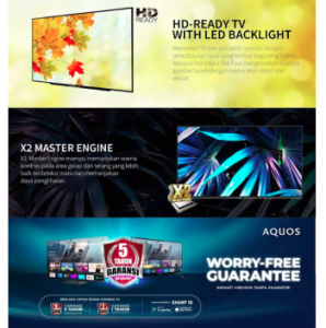 SHARP | 32 Inch AQUOS HD-Ready TV Digital