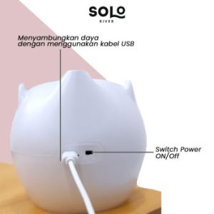 Lampu Meja Belajar LED 3 Warna dan Tempat Alat Tulis