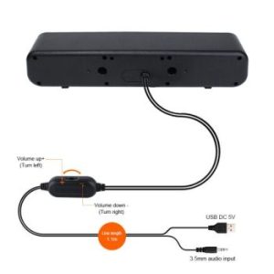 KISONLI Gaming Speaker Soundbar
