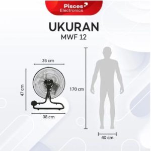 Pisces Metal Floor & Wall Fan