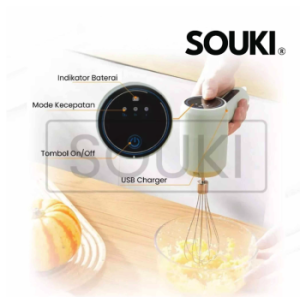 Souki Hand Mixer Wireless Portabel