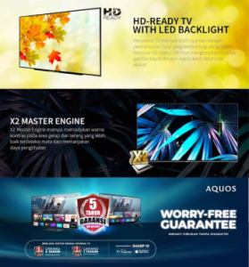 SHARP | 24 Inch AQUOS LED TV