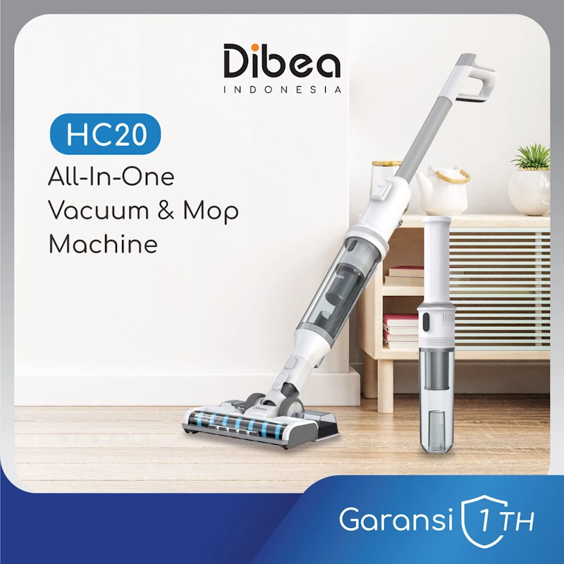 DIBEA Cordless Stick Vacuum Cleaner and Mop