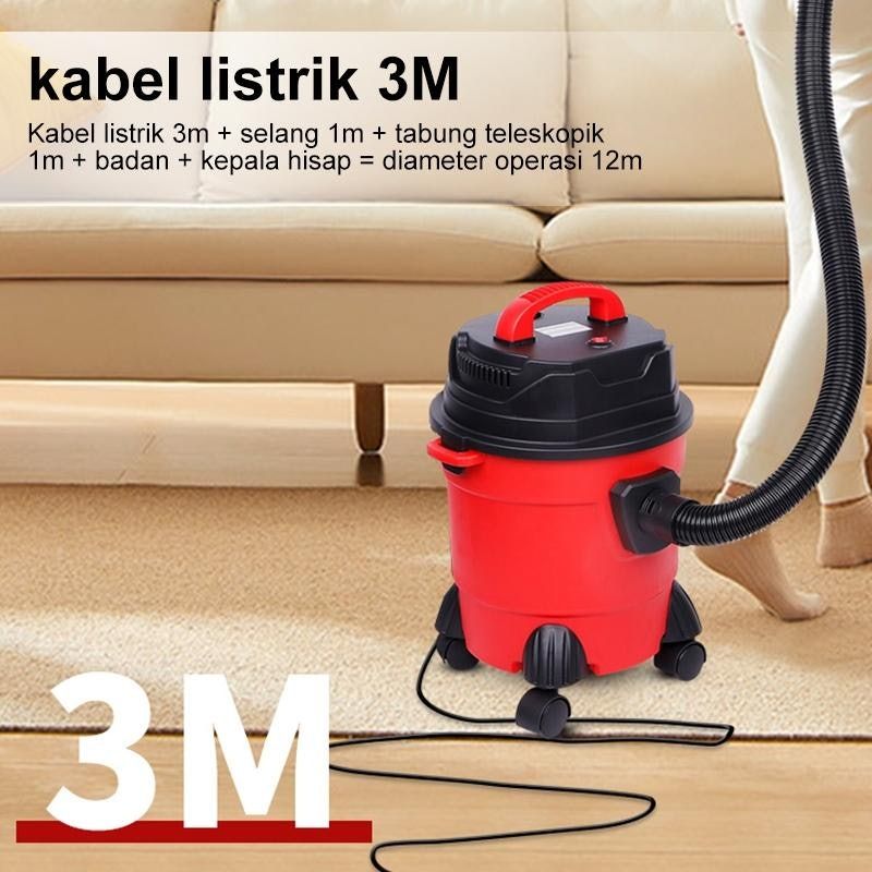 Tixx 3in1 Vacuum Cleaner Red 15L