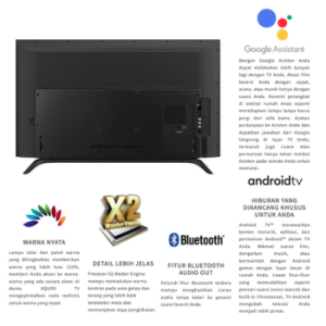 SHARP | 42 Inch Full-HD Android TV with Google Assistant