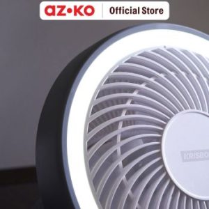 Krisbow® | 6 Inci Kipas Angin dengan Lampu Darurat
