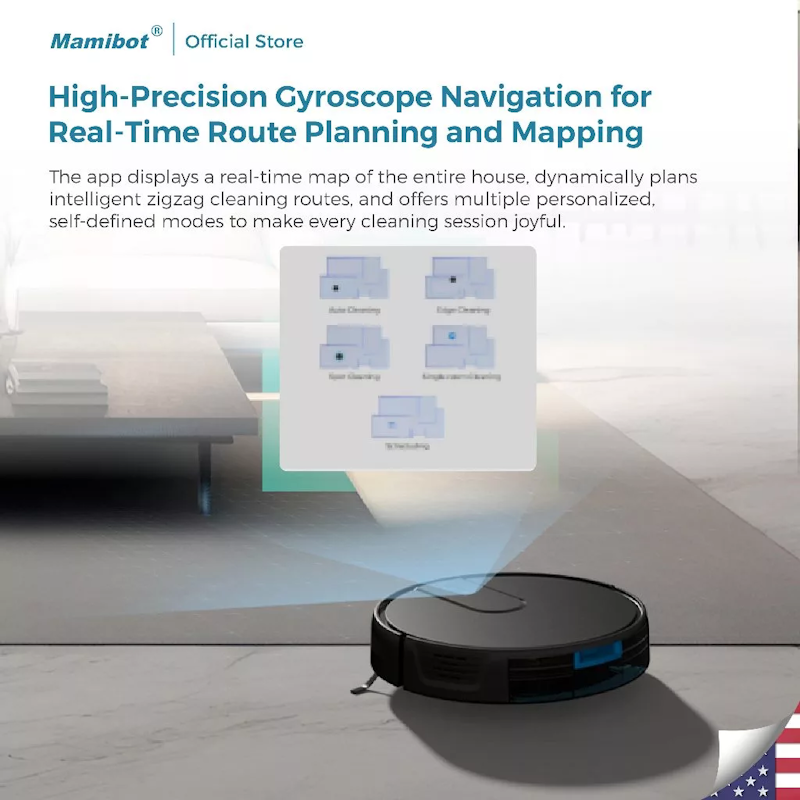 Mamibot Dailybot 3 in 1 Robot Vacuum Cleaner