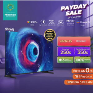 Hisense | 4K Ultra HD Smart LED Google TV 43"