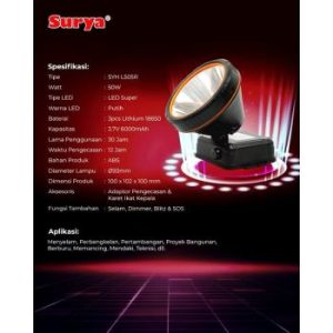 Surya Lighting Senter Kepala