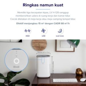 Levoit Desk Air Purifier Dual HEPA Filter