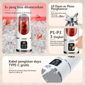 JameMirs Blender Mini Portable 500 ml