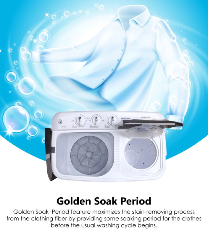 Toshiba Mesin Cuci Twin Tub E06 Series