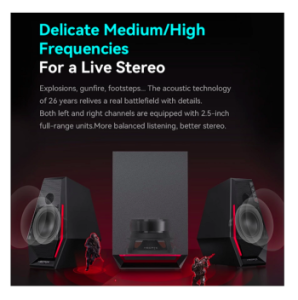 EDIFIER 2.1 Desktop Gaming Speakers
