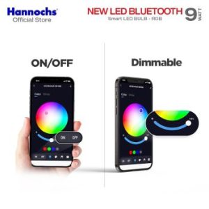 Hannochs Smart LED Bulb Bluetooth RGB 9W