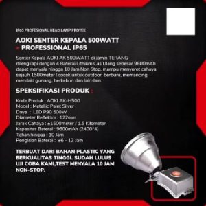 Aoki Professional Head Lamp