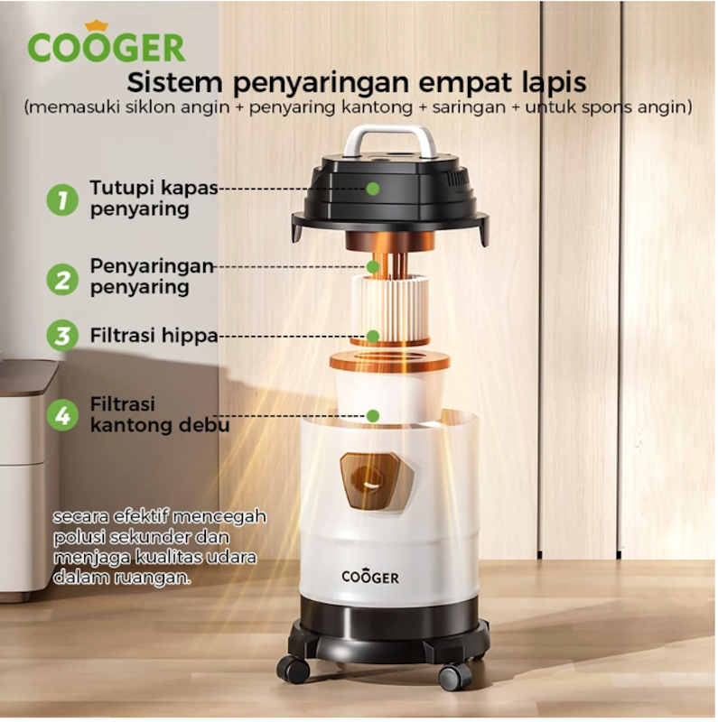 Cooger Vacuum Cleaner Pro Wet And Dry