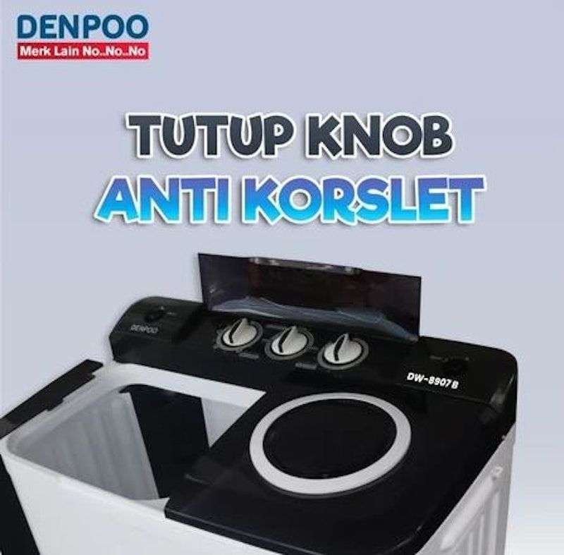 Denpoo Mesin Cuci 2 Tabung