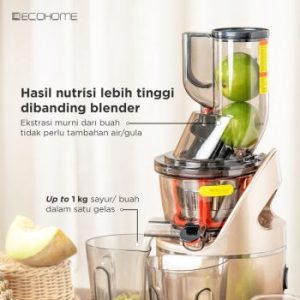 Ecohome Slow Juicer Big Mouth